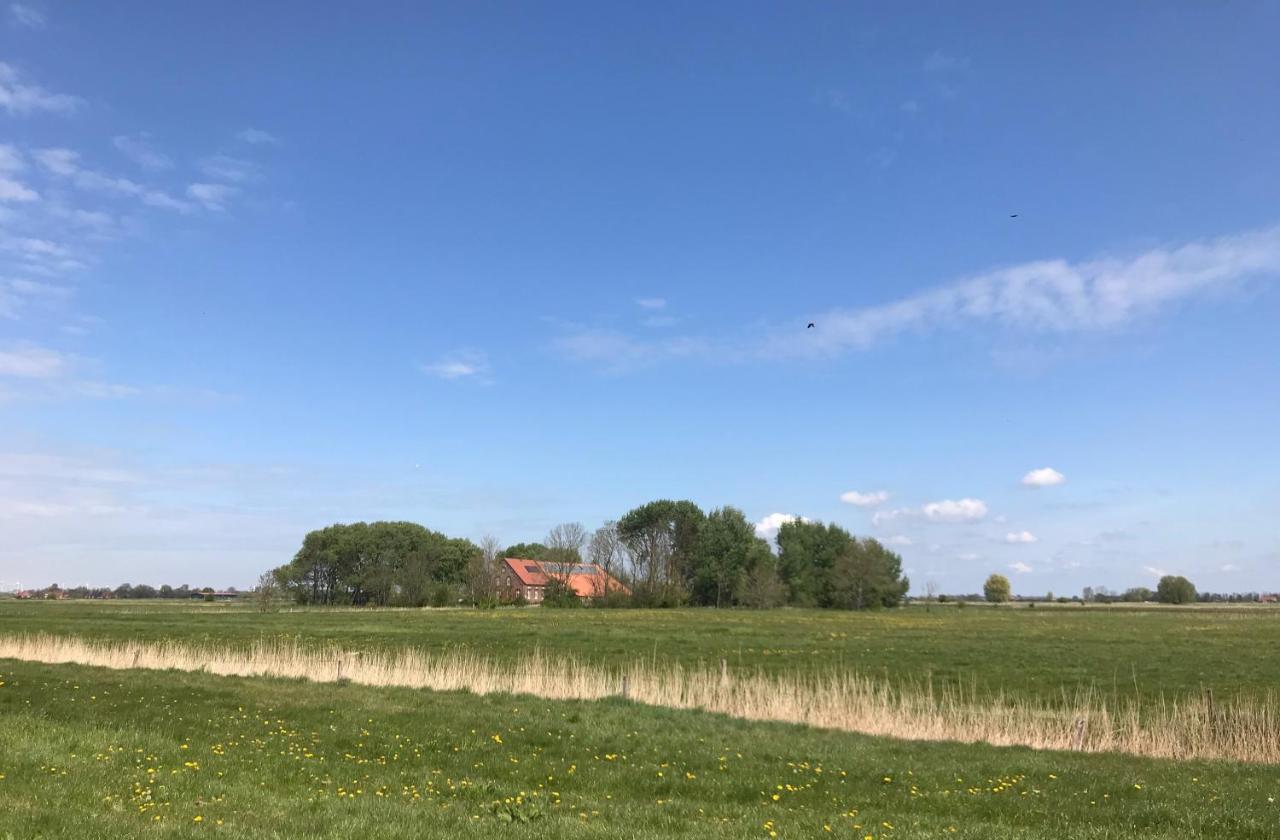 Ferienhof Spiegelhaus Krummhörn Eksteriør billede
