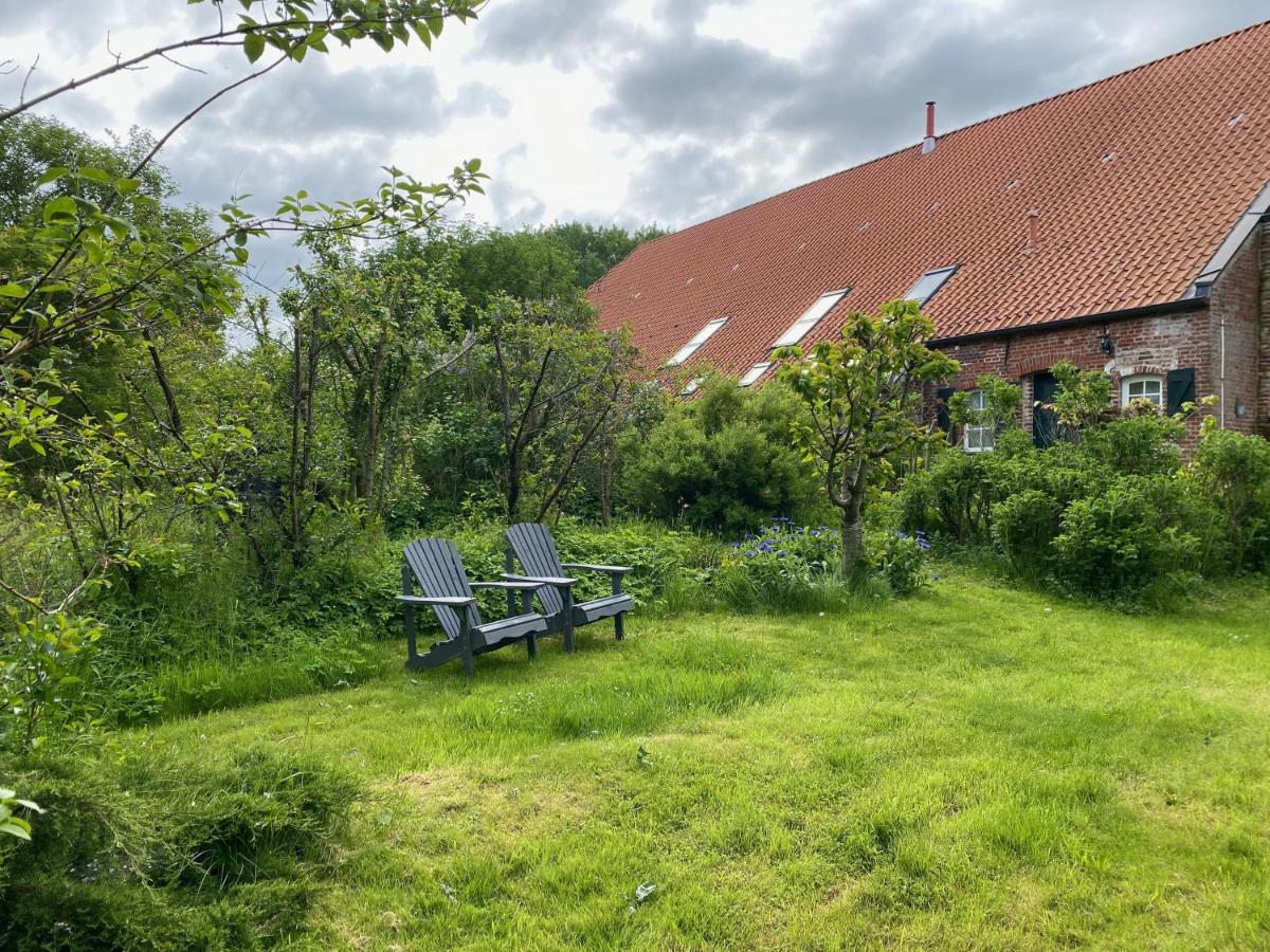 Ferienhof Spiegelhaus Krummhörn Eksteriør billede